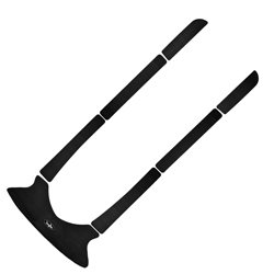 Blacktip Jetsports Traction Mats Compatible with Kawasaki 2002-2005 1200 STX-R / 2001-2006 900 STX / 2003-2012 STX-12F, STX-15F / 2000-2003 1100 STX DI Black Marble