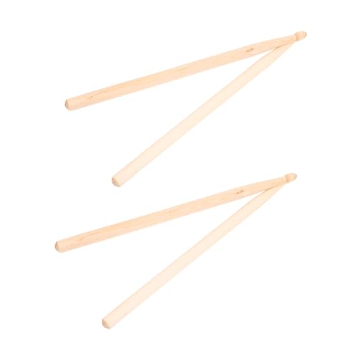 2 pares de baquetas de maple para percusión miniatura 1