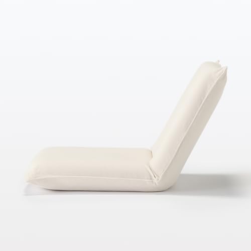 無印良品 座いす 生成 小 幅50×奥行62×高さ44cm 洗いざらしの綿帆布 12911074 [3]