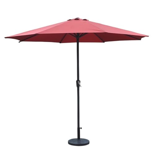 Sombrilla para terraza y jardín parasol para mesa de comedor exterior blanco CLSDRZC 2.7m