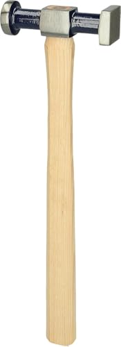 KS TOOLS KSTools 140.2138 Marteau Postillon Standardpanne Plate en Acier Poli Manche Hickory