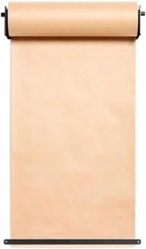 Distributeur Et Coupe-Papier Kraft Mural avec Rouleau De Papier Inclus, Idéal pour Les Notes Et Les Messages.