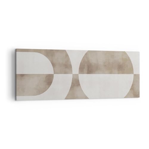 Lienzos decorativos Minimalismo Brillante Formas Cuadro Sobre Lienzo Moderno 140x50cm Cuadros Decoracion Salon Dormitorio Cocina Cuadros Pared Imágenes Grande XXL Wall Art Prints Decor AB140x50 5488