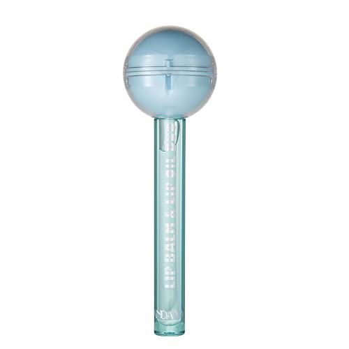 Akary Lip Gloss And Lip Balm Combo, Lollipop Chamele Lipgloss, Chapstick And Lip Oil Duo, Novelty Lollipop Moisturized Jelly Lip Lip Oil Lip Glaze Luster Lipstick For Women And Girls (Blue) #TOP5