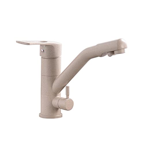 Robinet de cuisine 3 voies laiton pour eau filtrée chaude et froide