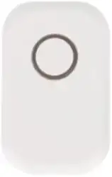 Rastreador GPS Inteligente, compatível com Android e IOS, Localizador Bluetooth com Alarme, Controle Remoto para Chaves, Malas De Viagens, Carteiras, Pets, Pessoas, 2 Cores (Branco)