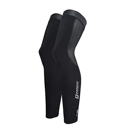 Darevie Breathable Flex 3D Legwarmer,Full Leg Compression Leg Sleeves,Sport Bicycle Uv Riding Long Leg Warmers For Men #TOP18