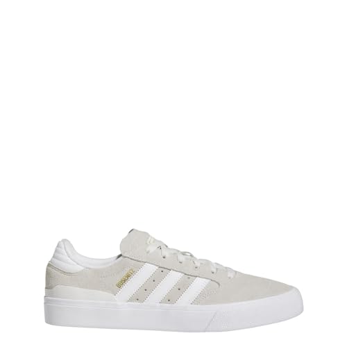 adidas Busenitz Vulc II Shoes - Crystal White/White/Gold Metallic - 13.0