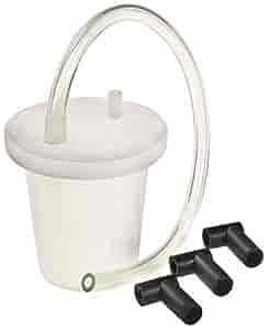 JEGS Brake Bleeder Kit | Allows One Person to Bleed Air from Brake Lines | Includes (3) Adapters | One Kit Per Package