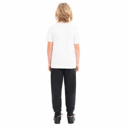 Puma Youth Boy's 3 Piece Set, 1 Tee, 1 Hoodie, 1 Jogger Pant (Black/White, XX-Small)4