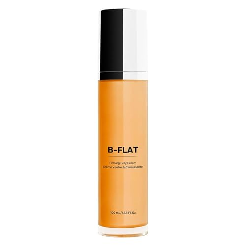 Cosmetics B Flat Belly FirmingCream Skin Firming Cream for the Abdomen Moisturising Firming Cream Against Stretch Marks Belly Lotion 100 ml (Orange 4.5 x 4.5 x 17.6 cm)