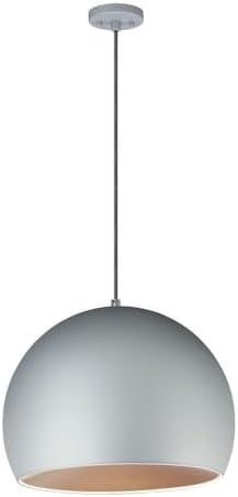 ET2 Palla-12W 1 LED Pendant-19.75 Inches Wide by 14.5 inches high-Dark Gray/Coffee Finish