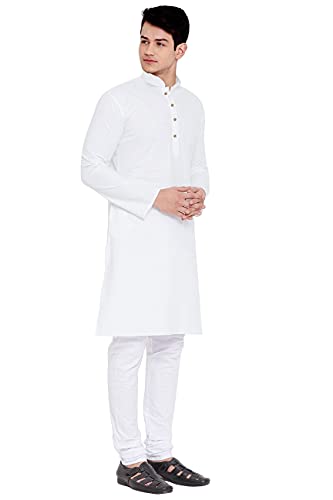 Image of trustous Mens straigth Solid Kurta Pyjama Set Combo in 100% Cotton with 16 Colour Option and Size are XS to 3XL for (Birthday,Wedding, Ceremony, Casual, Engagement)