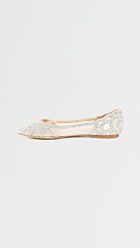Badgley Mischka womens Gigi Ballet Flat, Ivory, 7.5 US | Image 3