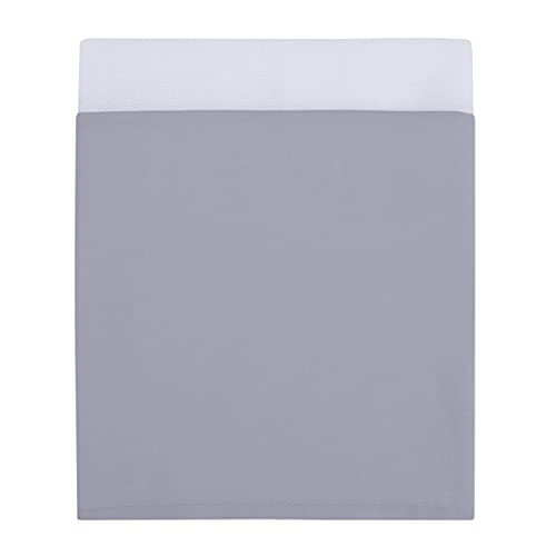 Nojo Elephant Stroll Dream Big Clouds & Stars With Chevron Border 3Piece Nursery Crib Bedding Set - Comforter, Fitted Crib Sheet, & Crib Skirt, Grey, White, Charcoal, Blue #TOP3
