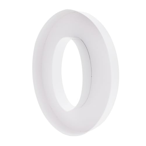 Image of 12 inch Fillable Number Paper Mache Cardboard Cutouts Sweet Charcuterie Board Tray (White, 0 Shape)