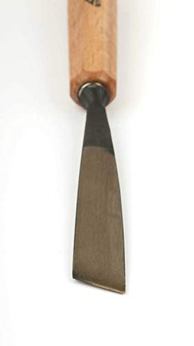 Stubai 520214 Type 2 Woodcarving Chisel with Wooden Handle, Gold/Beige, 14 mm - Image 4