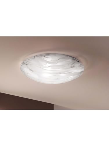 Plafonnier moderne en verre salon chambre d.50 cm