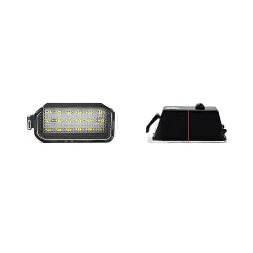Plafones de luces LED de matrícula para Jaguar XF XJ y Ford con acabado blanco puro