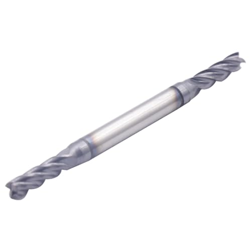 Image of 5Pcs 5 /32 inch 4 Flute Solid Carbide Square End Mill, Double End, AlTiN Coated | 35 Degree Helix, 5 /32 inch Cutting Diameter, 3 /16 inch Shank Diameter, 9 /16 inch Length of Cut, 2-1 /2 inch Overall Length