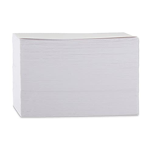 amazon basics paper flash ruled index note cards heavy weight white 3 x 5 inch card 300 count 100 pack of 3