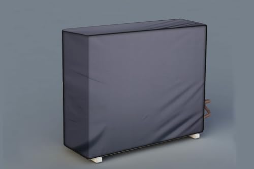 Da Anushi Polyester Split Ac Cover Outdoor Unit For 1.5 Ton To 2.0 Ton Capacity Ac, All Weather Cover/Dustproof/Water Resistant (Grey)