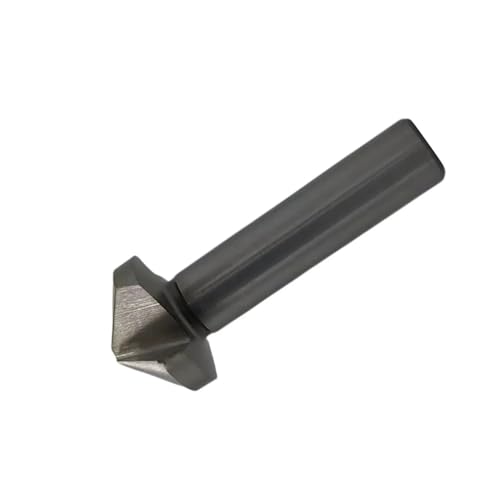 Fasenfräser 1/6 STÜCKE 3 Flöte Senker Bit 90 Grad HSS Anfaswerkzeuge 6,3-20,5 mm Anfasen Holz Metall Lochbohren(6PCS(6.3-20.5))