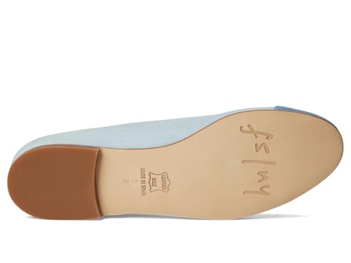 French Sole Women's Nina Ballet Flat, Denim, 93