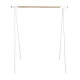MATERIAL: Höhe 140cm | Tiefe: 50cm | Breite 100cm oder 130cm Rundstab aus Esche mit 30mm Durchmesser | pulverbeschichtetes Stahlrohr (20mm)