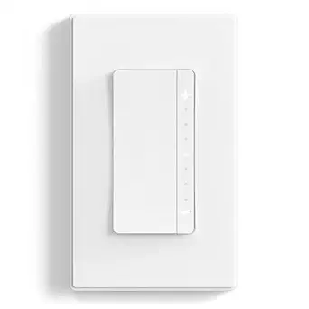 ELEGRP LEDProTM Multi-Location Dimmer, EDM25BM Master Dimmer Light Switch for LED, Single Pole/3 Way, 1 Pack, Matte White