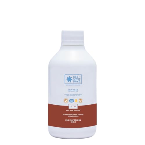 Solução Bronzeadora Para Jet Bronze Ultra Kwr 500ml Peles Morenas e Negras, Bronzeado Perfeito