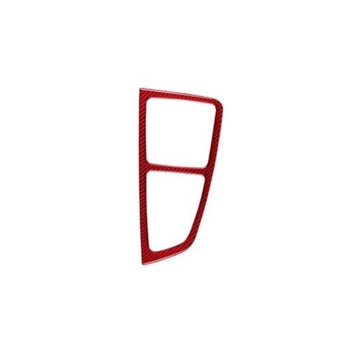 Cubierta Protectora Rejilla Ventilación Coche Para Q7 2016-2019 LHD Fibra Carbono Coche Interior Control Cambio Panel Cubierta Decorativa Pegatina Embellecedor Estilo(C1)