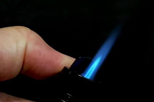 Turbo Jet Clipper Lighter - Black Metal