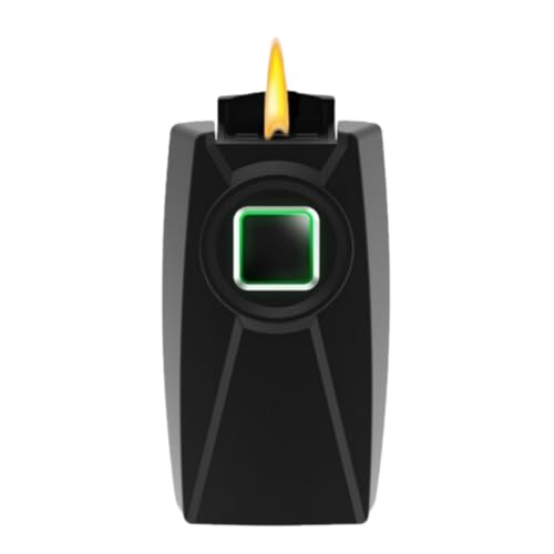 Encendedor de bolsillo biométrico con huella G.E.I negro miniatura 1