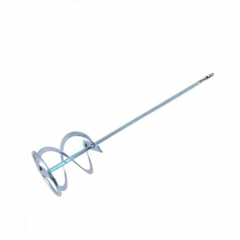 SIO Batidor de Mezcla para Taladro 80 x 400 mm – Varilla Mezcladora Profesional para Pintura, Mortero, Cemento, Yeso y Adhesivos – Accesorio Mezclador para Taladro Heavy Duty