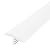 Edge Supply White 3/4 in x 25 Ft Center Barb Tee Moulding T Molding Hobbyist Pack, Small Projects, Arcade Machines and Tables (25 FT)