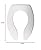 Bemis 3155CT 000 Toilet Seat, Elongated, White