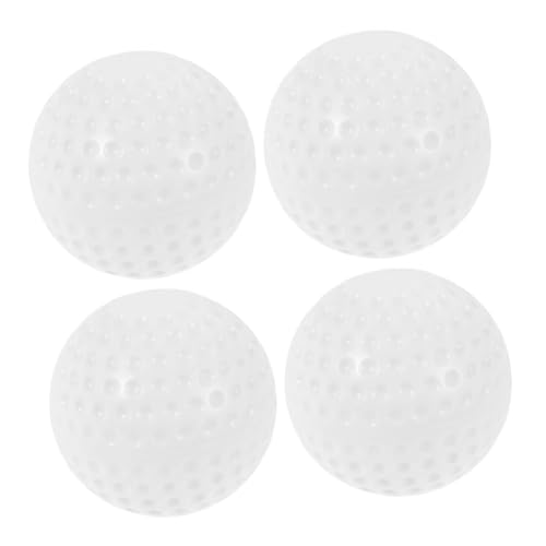 GANAZONO 4pcs Baseball Training Machine Balls Pitching Machine Baseballs Practice Training