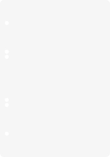 BRUNNEN Ringbucheinlagen | A5, unliniert, weiß, 50 Blatt