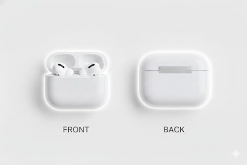 Image of TWS Wireless Earbuds with LED Display, 13mm Bass Driver, Touch Controls - Transparent Hi-Fi Sound, Bluetooth 5.1 (White n)