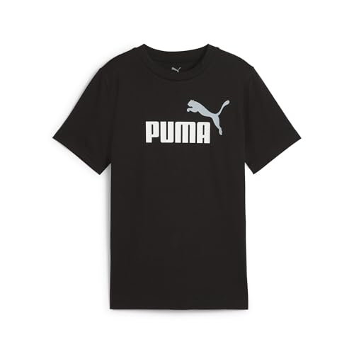 Image of Puma Boy Cotton Solid Regular Fit Tees