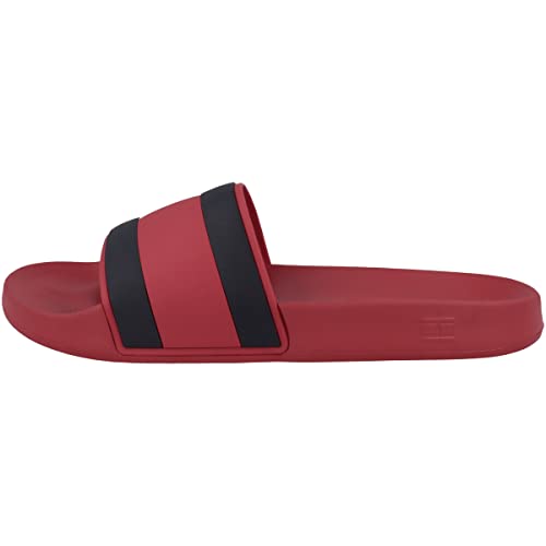 Tommy Hilfiger Herren Badeschuhe Rubber TH Flag Pool Slide Badelatschen,...