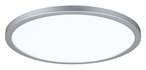 Paulmann 71005 LED Panel Atria Shine rund incl. 1x16 W Tageslichtweiß Lichtpanel Kunststoff Deckenpanel 4000 K, Chrom Matt, Ø 293 mm