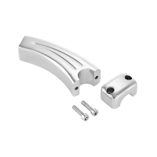 6 Zoll 7 Zoll Silber Chrom Motorrad Lenkererhöhung für die meisten für Harle& Dav&idson für Victory Cruiser mit 1 Zoll Lenker Lenkererhöhung