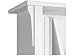 Bush Furniture BSH24462997 Salinas 5-Shelf 63-Inch H Tall Bookcase, Shiplap Gray/Pure White, 2/Set