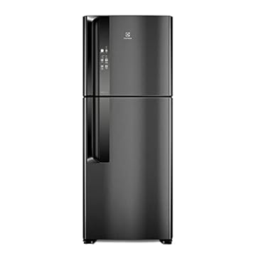 Geladeira Electrolux Frost Free Inverter 431L AutoSense Duplex Cor Black Inox Look (IF55B) - 127V