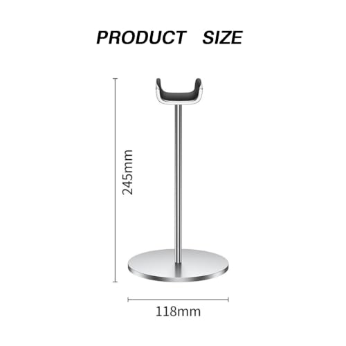 Soporte para auriculares de mesa en aluminio para sala de exposición y estudio de sonido 2