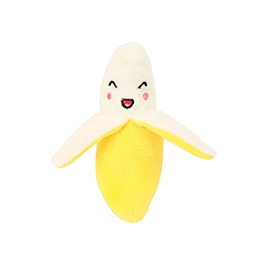 Kauspielzeug für Hunde, Quietscher, Kätzchen, Welpen, Banane, 1个, Andere Edelsteine