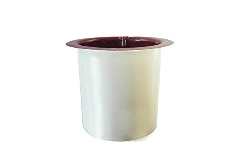 T.E.G. METALLI S.R.L. Bocchetta per Grondaia Canale Piana Vari Diametri e Vari Materiali (60, Lamiera/Bianco Grigio)