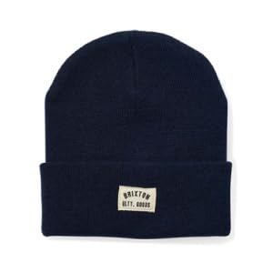 Amazon | [ブリクストン] WOODBURN WATCH CAP BEANIE NAVY ビニー